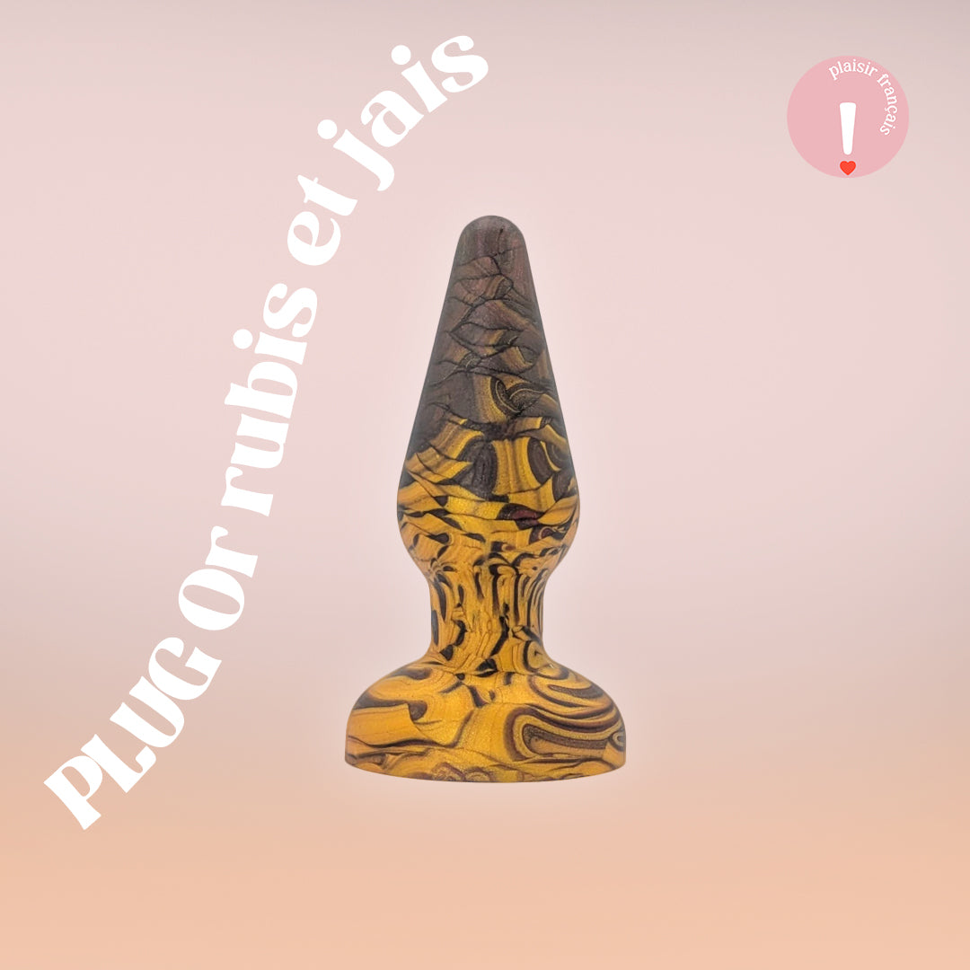 Plug  Or, Rubis, jais M