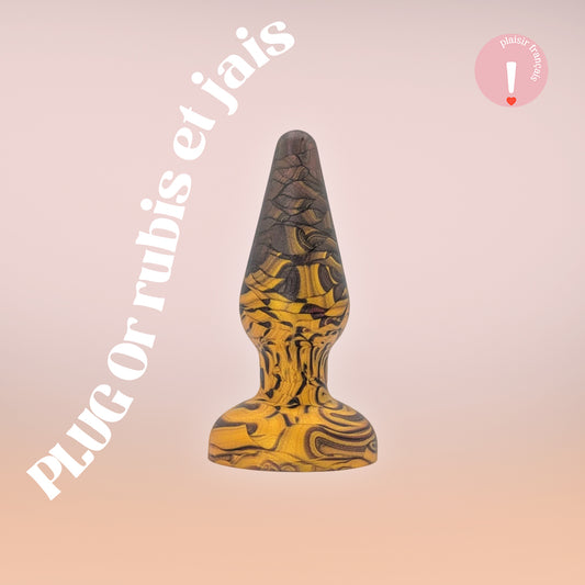 Plug  Or, Rubis, jais M