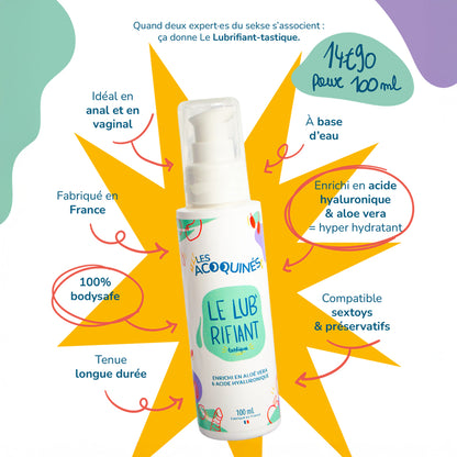 Lubrifiant'astique spécial sextoy 100ml - Les Acoquinés